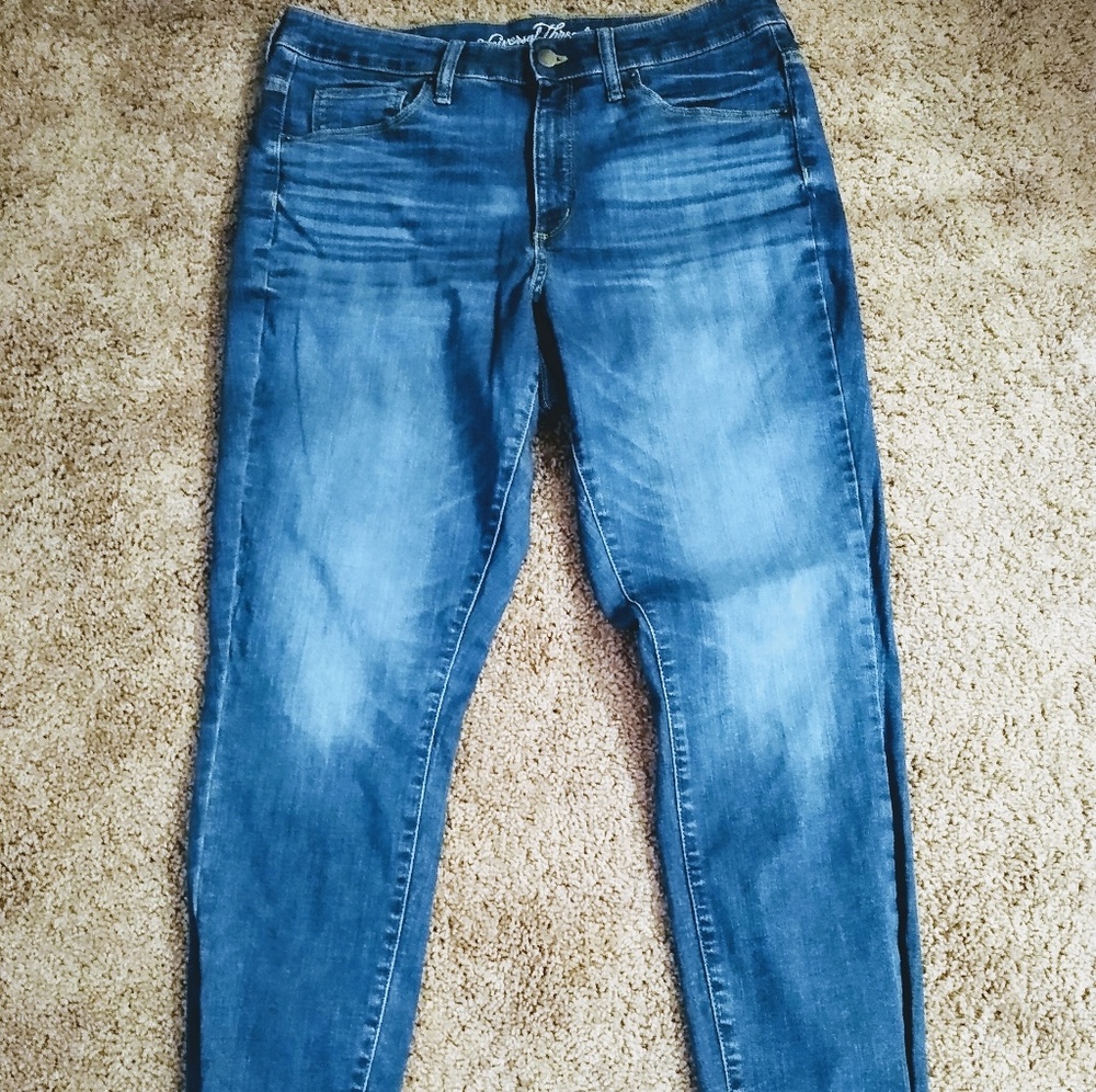 Distressed Universal Thread (Target)  jeans